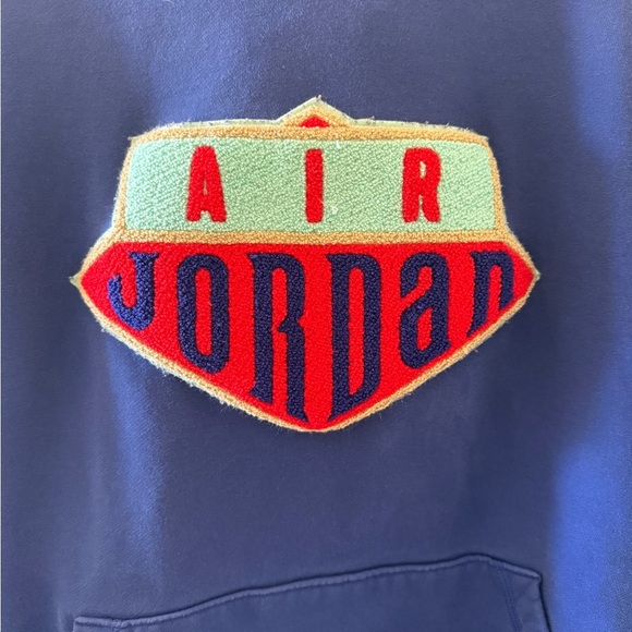 Vintage AirJordan Blue Hoodie - Picture 2 of 10